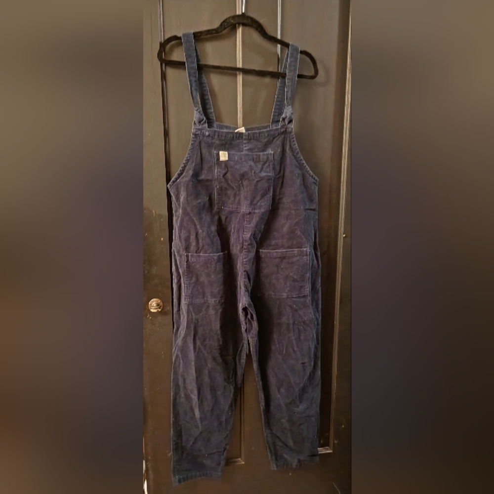 Lucy & Yak Navy Corduroy Overalls